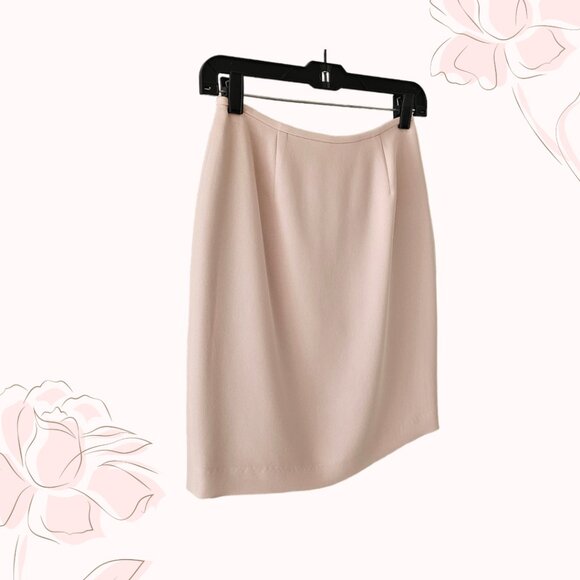 Petite Sophisticate Vintage Pencil Suit Skirt | NWT | 2P | Powder Pink - Picture 2 of 16